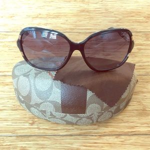 Black coach sunglasses